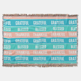 Stilvoll gesegnet, dankbar Dankbarer Erntedank Decke