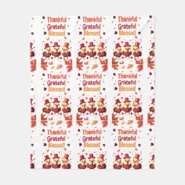 Stilvoll gesegnet, dankbar Dankbarer Erntedank Fleecedecke