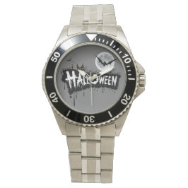 Stilvoll gespuckt: Halloween Stainless Steel Armbanduhr