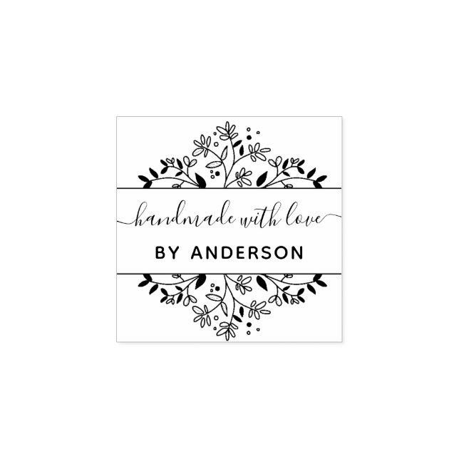 stilvoll handgefertigt gummistempel (Prägung)