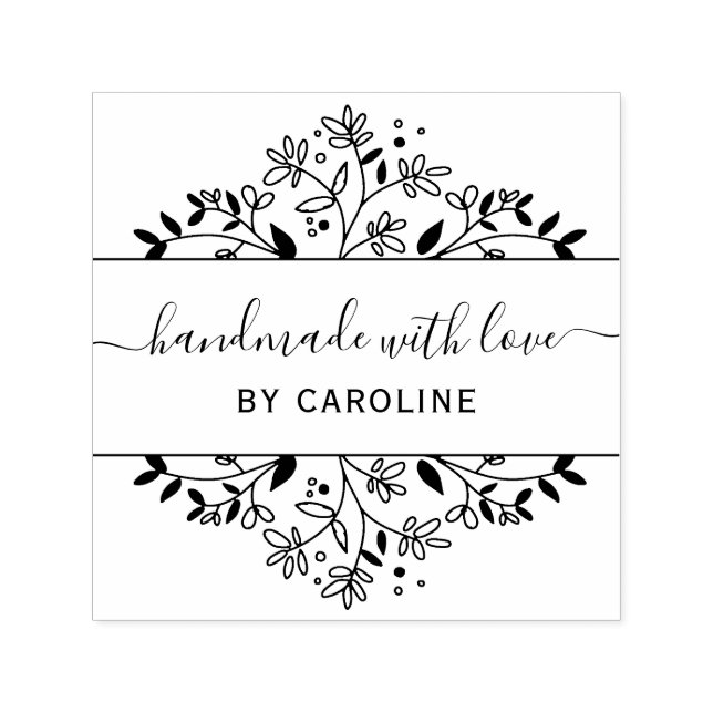 stilvoll handgefertigt permastempel (Design)