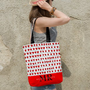 Stilvoll handgezeichnet Herz-Muster Personalisiert