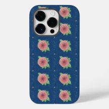 Stilvoll Hübsch Pink Blue Floral iPhone / iPad Geh