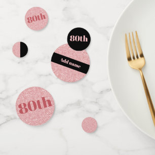 Stilvoll hübscher personalisierter Geburtstag Konf Konfetti