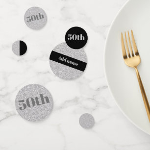Stilvoll hübscher personalisierter Geburtstag Konf Konfetti