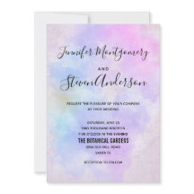 Stilvoll Lila rosa Blau Abstrakte Wasserfarbe