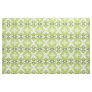Stilvoll Limones Olive Green Ikat Tribal Muster Stoff