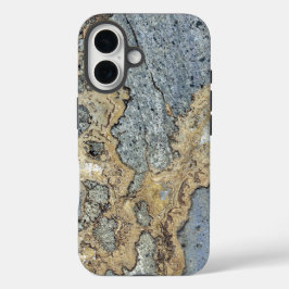 Stilvoll Luxuriöser zeitloser grauer Marmorstein iPhone 16 Hülle