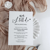 Stilvoll machen wir noch Hochzeitstag Vow Erneueru