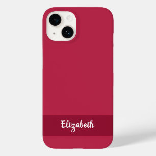 Stilvoll Magenta Personalisiert Case-Mate iPhone 14 Hülle