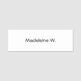 Stilvoll, modern, modern, Minimalistisch Namensschild