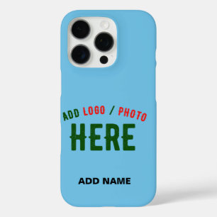 STILVOLL MODERNE KUSTOM SWAG SKY BLAUE VERIFIKATIO iPhone 16 PRO HÜLLE
