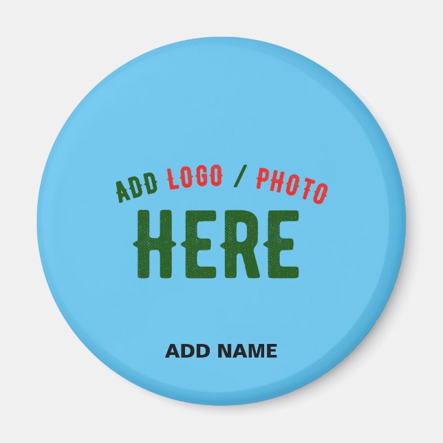 STILVOLL MODERNE KUSTOM SWAG SKY BLAUE VERIFIKATIO MAGNET (Vorne)