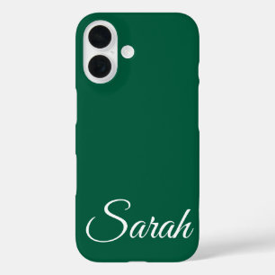 Stilvoll moderner klassischer, individueller Name  iPhone 16 Hülle
