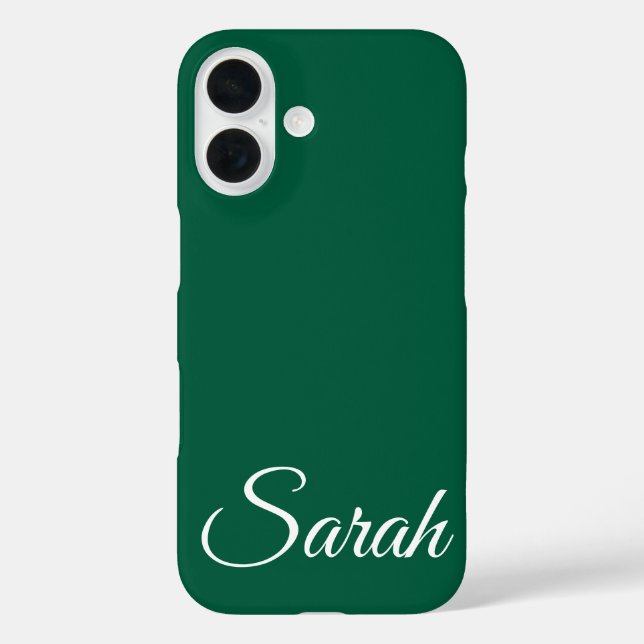 Stilvoll moderner klassischer, individueller Name  Case-Mate iPhone Hülle (Rückseite)