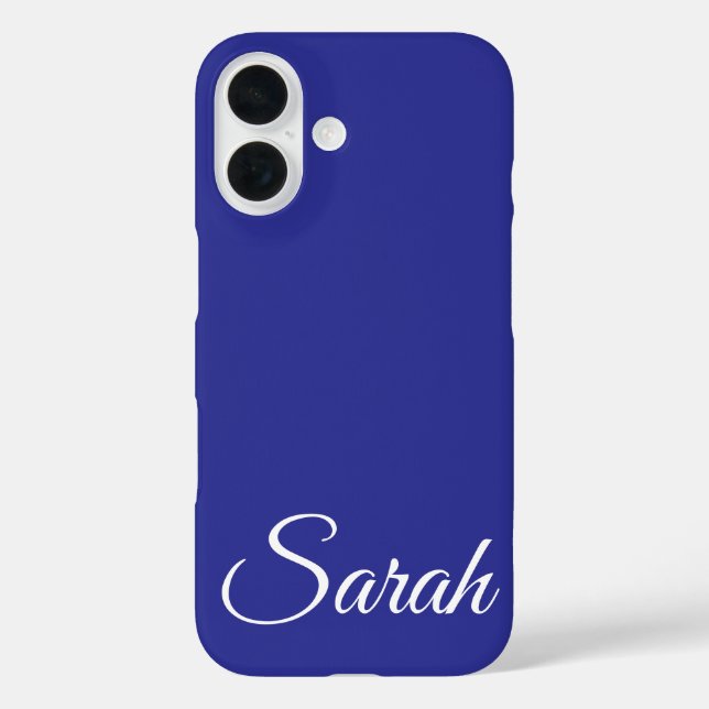 Stilvoll moderner klassischer, individueller Name  Case-Mate iPhone Hülle (Rückseite)