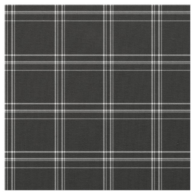 Stilvoll modernes Design in Schwarz/Weiß Stoff (Nahaufnahme)