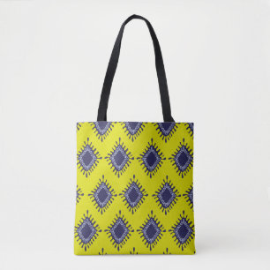 Stilvoll modernes Ikat-Stamm nahtloses Muster