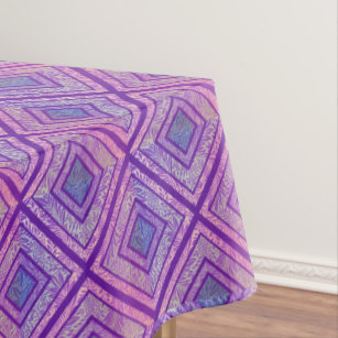 Stilvoll Modernes Jugendstil Lila Lavendel-Muster Tischdecke