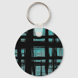 Stilvoll modernes Kariertes Muster Schlüsselanhänger