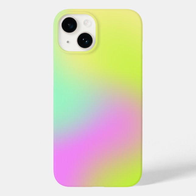 Stilvoll Niedliche Multicolor Case-Mate iPhone Hülle (Rückseite)