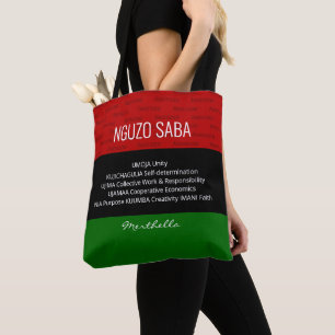 Stilvoll personalisiert NGUZO SABA Kwanzaa