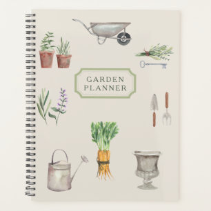 Stilvoll personalisierter Gartenplaner Planer