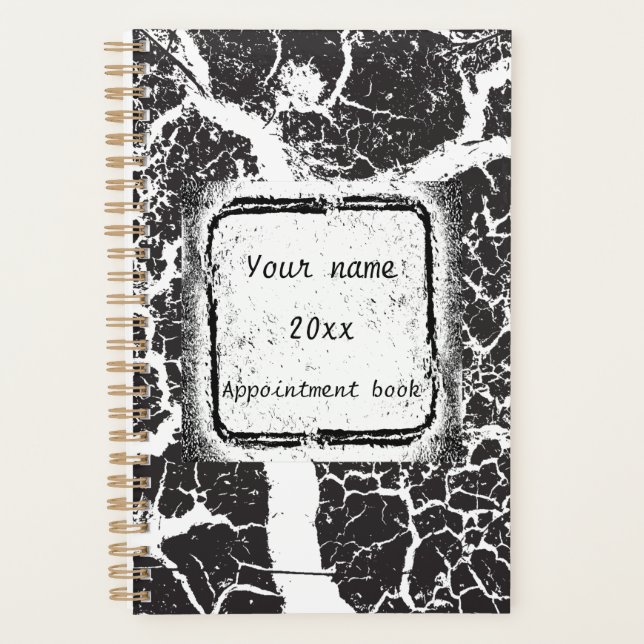 Stilvoll personalisierter Terminkalender Planer (Vorderseite)