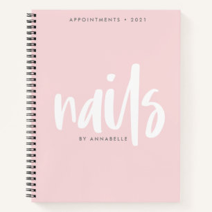 Stilvoll Pink Nails Terminkalender Buch