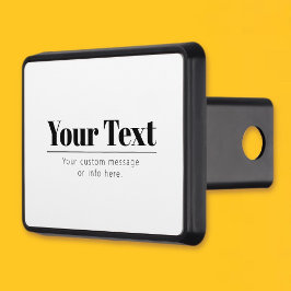 Stilvoll Retro-moderner Text | Schwarz und Weiß Abschlepphaken Cover