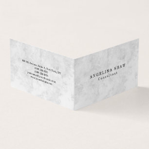 Stilvoll Schlicht Simple Gray Beruflich Visitenkarten