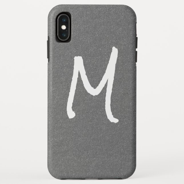 Stilvoll und elegant grau Case-Mate iPhone hülle (Rückseite)