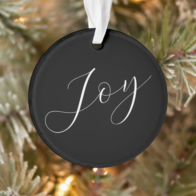Stilvoll und elegant "JOY" Ornament (Baum)