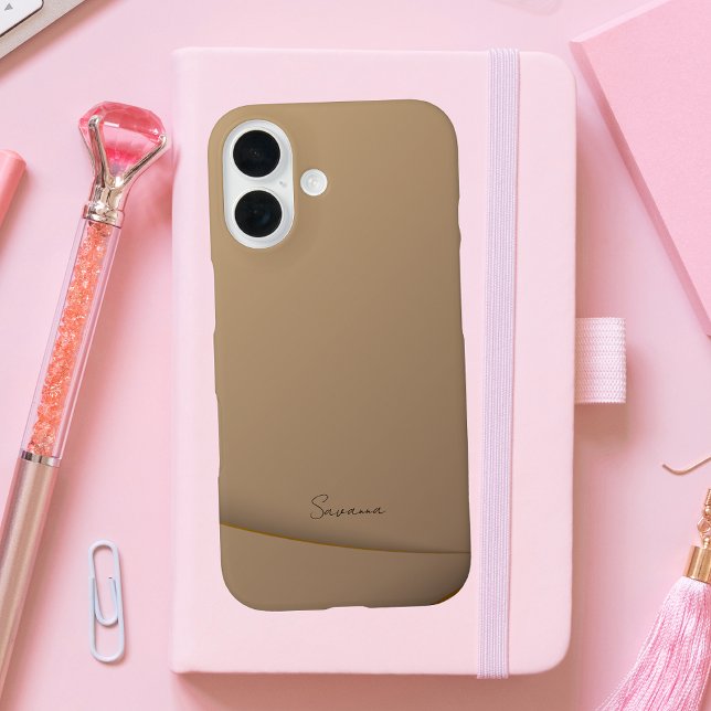 Stilvoll und modern Mit Monogramm Case-Mate iPhone Hülle (Von Creator hochgeladen)
