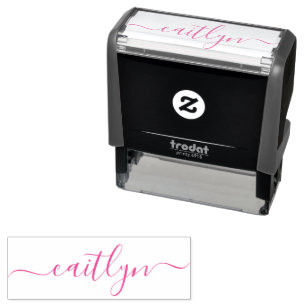 Stilvoll und trendy Pink Minimalistisch Girly Permastempel