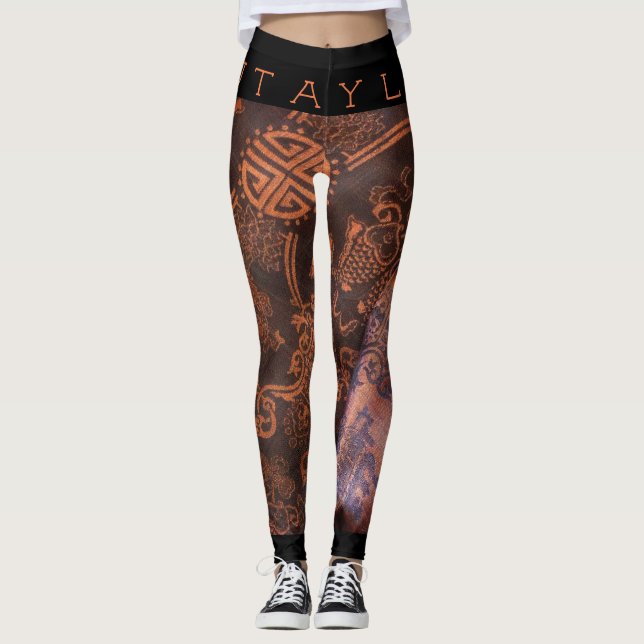 Stilvoll und trösten Sie alle in einem Leggings (Vorderseite)