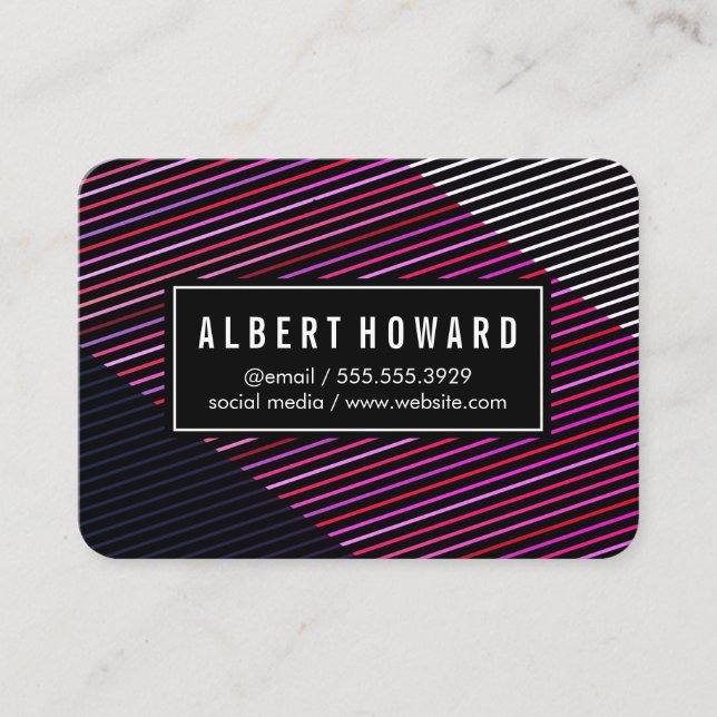 Stilvoll und zeitgemäß visitenkarte (Vorderseite)