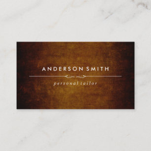 Stilvoll Vintag Brown Visitenkarte