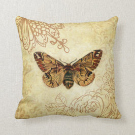 Stilvoll Vintages Moth Cushion Kissen