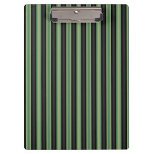 Stilvoll Vintages Olive Sage Green Black 3D gestre Klemmbrett