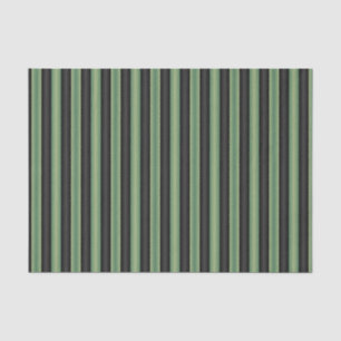 Stilvoll Vintages Olive Sage Green Black 3D gestre Seidenpapier