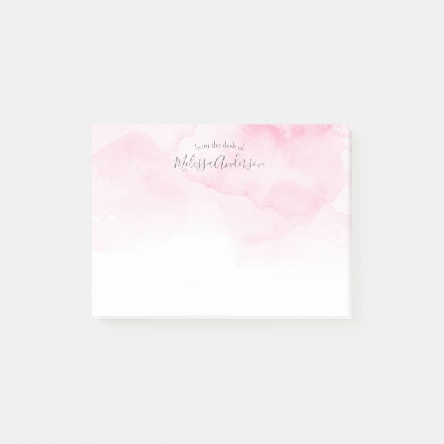 Stilvoll, Wasserfarbe, modern, trendy, Chic Post-it Klebezettel (Vorderseite)