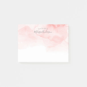 Stilvoll, Wasserfarbe, modern, trendy, Chic Post-it Klebezettel