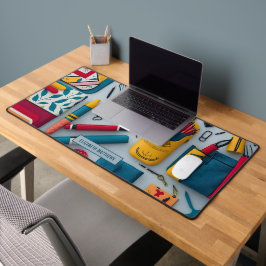 Stilvoll zurück zu den Schulvorräten Mustername We Schreibtischunterlage