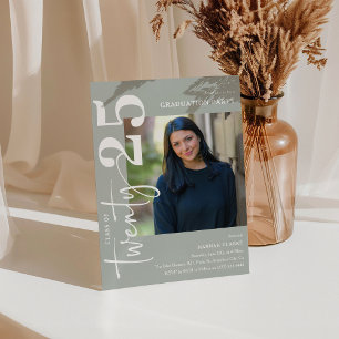 Stilvolle 225 Foto Graduation Party Einladung