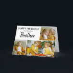 Stilvolle 3 Foto Collage Geburtstagskarte Karte<br><div class="desc">Diese moderne Foto-Collage Geburtstagskarte ist ideal für Verwandte und Freunden, das Personalisierungstool ermöglicht es, den gesamten Text zu ändern, indem Sie auf den personalize-Link klicken, den Schriftart Stil, Größe und Farbe ändern können, indem Sie auf den weiteren Link nach der Personalisierung anpassen. Die Karte wurde im Inneren leer verlassen, damit...</div>