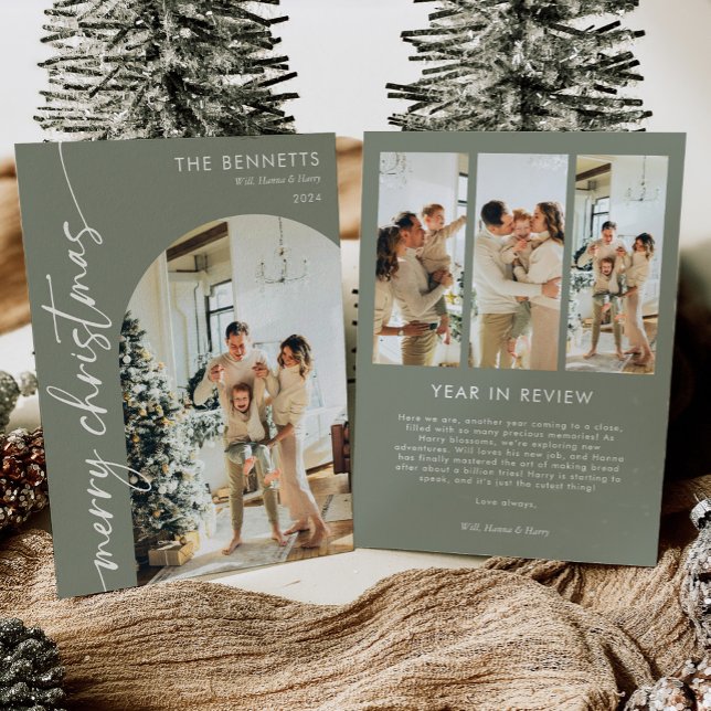 Stilvolle 5-Foto-Jahr in Review Frohe Weihnachten (Von Creator hochgeladen)