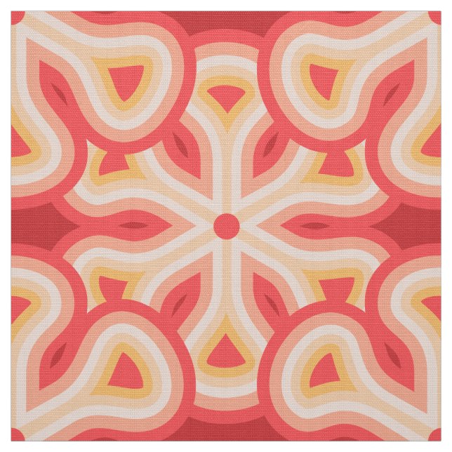 Stilvolle 60er-70er-Stoffe Stoff (Muster)