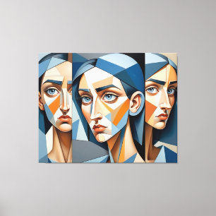 Stilvolle Abstrakt Art Leinwand, einzigartige Wohn Leinwanddruck