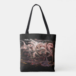 Stilvolle Abstrakte Graffiti Tote Bag